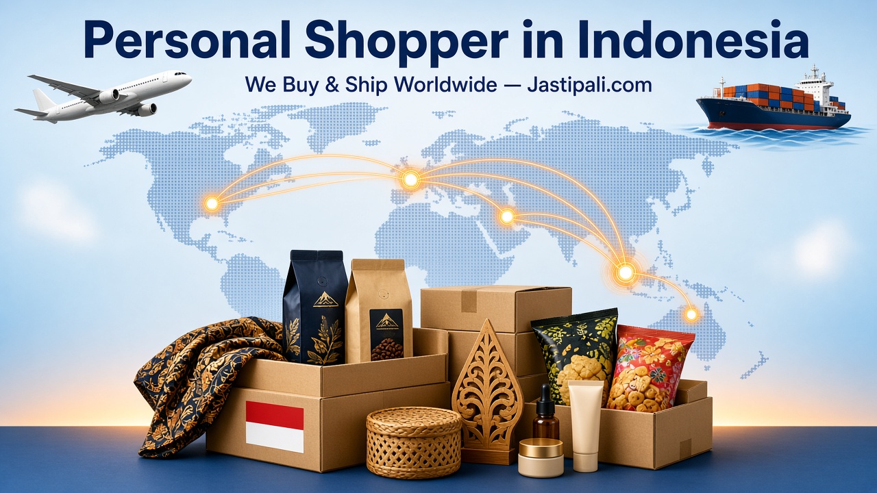 Personal shopper in Indonesia shipping Indonesian products worldwide - Jastipali